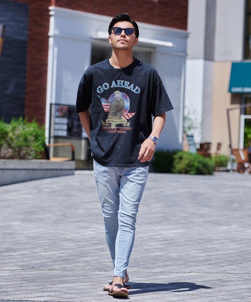SILVER BULLET(シルバーバレット)の「『CavariA/キャバリア』ピグメントバンド半袖Tシャツ(Tシャツ/カットソー・メンズ・B/A・L/M)」の4枚目の写真