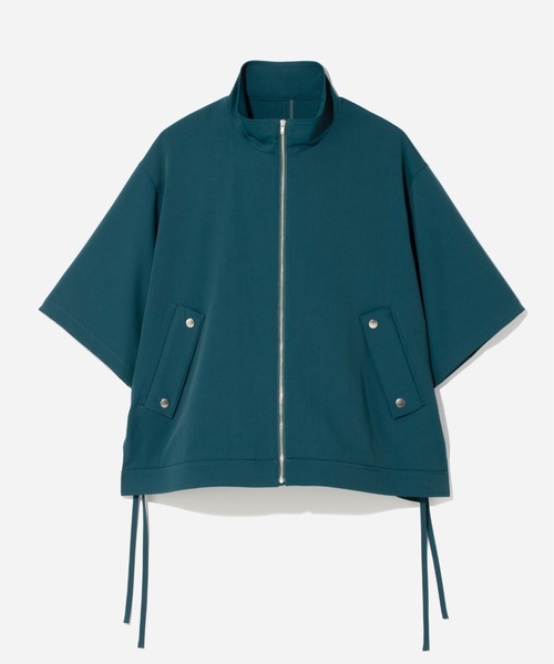 HARE（ハレ）の「スタンドカラーフラップポケットシャツブルゾン(HARE)（シャツ/ブラウス・メンズ・グレー/ブラック/グリーン/パープル・FREE）」の4枚目の写真