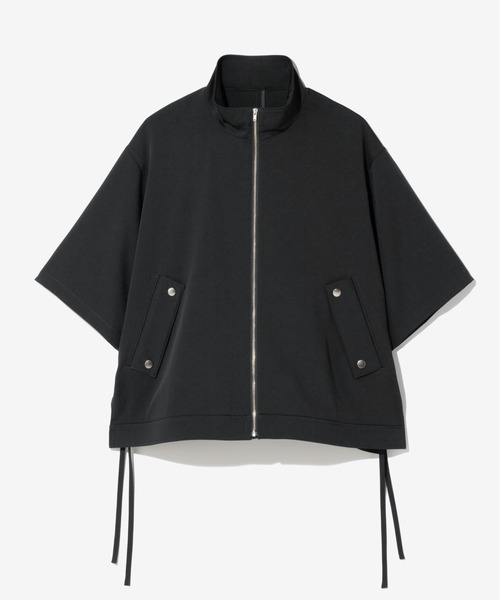 HARE（ハレ）の「スタンドカラーフラップポケットシャツブルゾン(HARE)（シャツ/ブラウス・メンズ・グレー/ブラック/グリーン/パープル・FREE）」の2枚目の写真