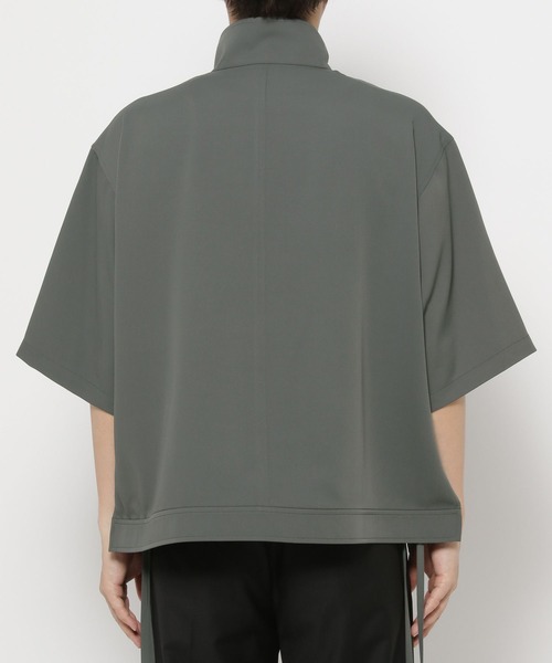 HARE（ハレ）の「スタンドカラーフラップポケットシャツブルゾン(HARE)（シャツ/ブラウス・メンズ・グレー/ブラック/グリーン/パープル・FREE）」の18枚目の写真