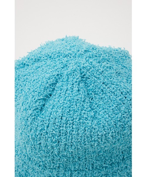 LAGUA GEM（ラグアジェム）の「COLOR ニットハット（ハット・レディース・ブラック/ライトブルー/オフホワイト・FREE）」の7枚目の写真