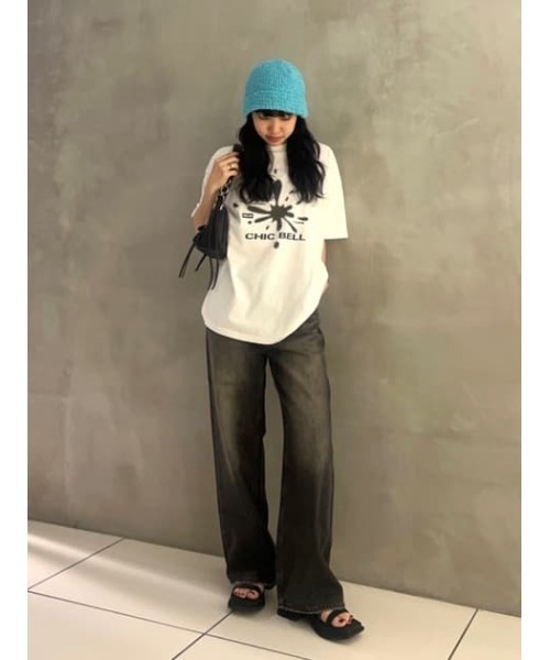 LAGUA GEM（ラグアジェム）の「COLOR ニットハット（ハット・レディース・ブラック/ライトブルー/オフホワイト・FREE）」の11枚目の写真