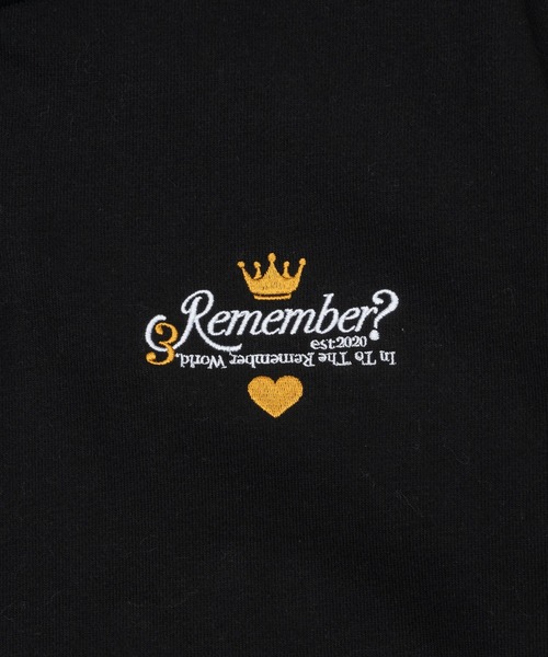 【セール】【王冠チャームハーフジップスウェット / KING charm Half Zip Sweat】（スウェット）｜Remember.（リメンバー）