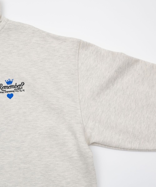 【セール】【王冠チャームハーフジップスウェット / KING charm Half Zip Sweat】（スウェット）｜Remember.（リメンバー）
