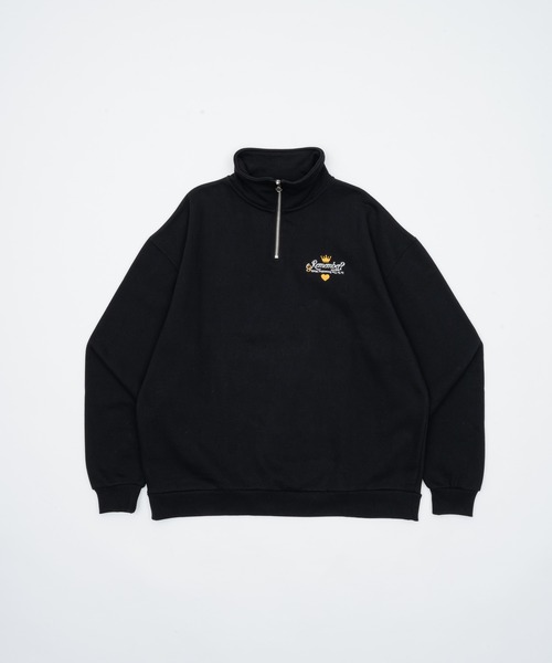 【セール】【王冠チャームハーフジップスウェット / KING charm Half Zip Sweat】（スウェット）｜Remember.（リメンバー）