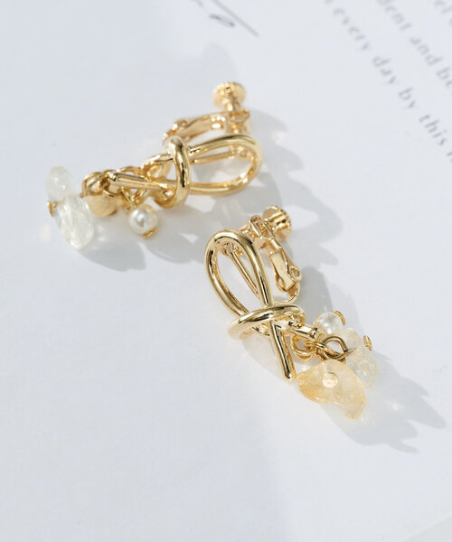 un dix cors（アンディコール）の「カラービーズイヤリング（イヤリング・レディース・ホワイト/ピンク・FREE）」の14枚目の写真