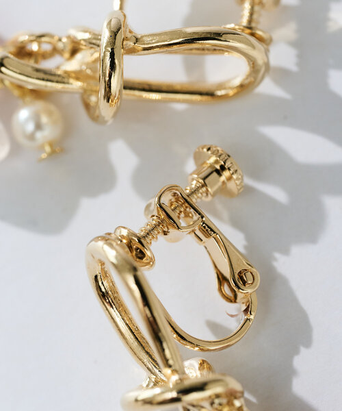 un dix cors（アンディコール）の「カラービーズイヤリング（イヤリング・レディース・ホワイト/ピンク・FREE）」の12枚目の写真