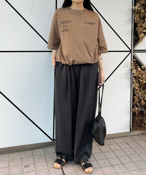 PUAL CE CIN（ピュアルセシン）の「バルーンシルエットTシャツ