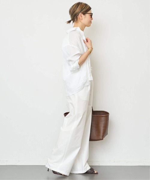 Deuxieme Classe(ドゥーズィエムクラス)の「追加 Linen シャツ(シャツ/ブラウス・レディース・カーキ/ブラック/ベージュ/ホワイト・FREE)」の19枚目の写真