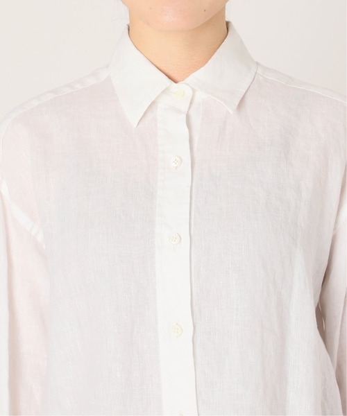 Deuxieme Classe Linen シャツ　べージユ 追加 Linen シャツ（シャツ/ブラウス）｜Deuxieme Classe