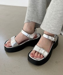 Heather | Wストラップソールサンダル 130557(サンダル)