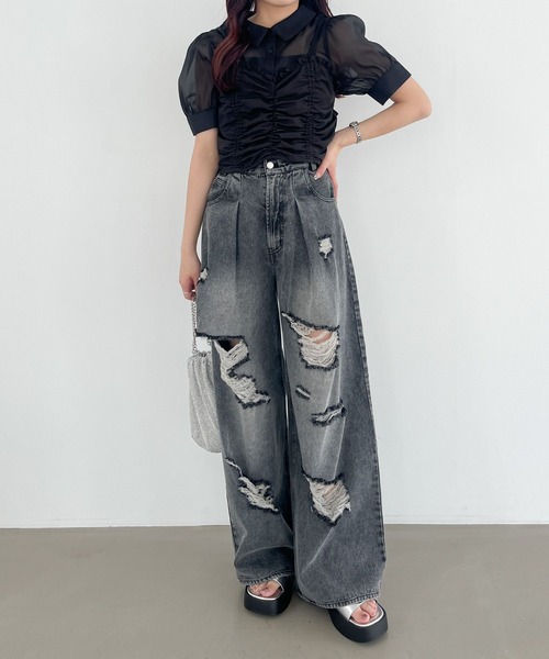 Heather（ヘザー）の「Wストラップソールサンダル　130557（サンダル・レディース・シルバー/ブラック・L/M）」の17枚目の写真