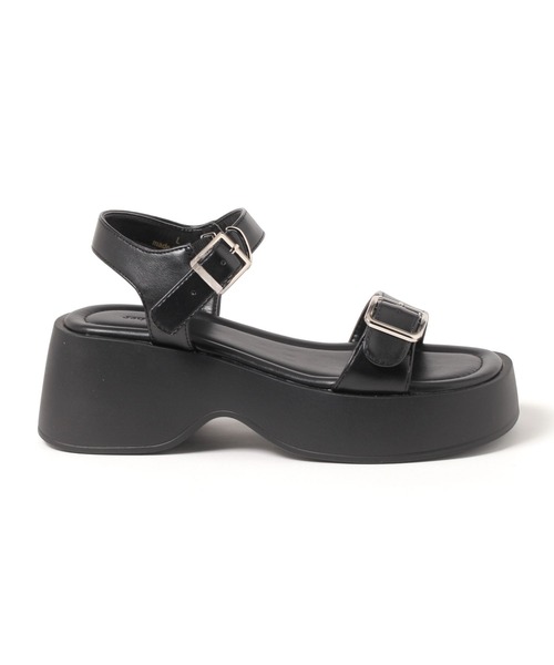 【新品】FLATTERED HEATHER フラットレザーサンダル セール】 FLATTERED HEATHER フラットサンダル （サンダル