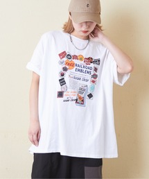 evo.（エボ）の「ビッグシルエットプリントTシャツ（Tシャツ/カットソー）」
