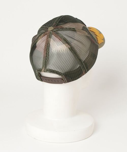 RRL（ダブル アール エル）の「カモ メッシュ トラッカー キャップ