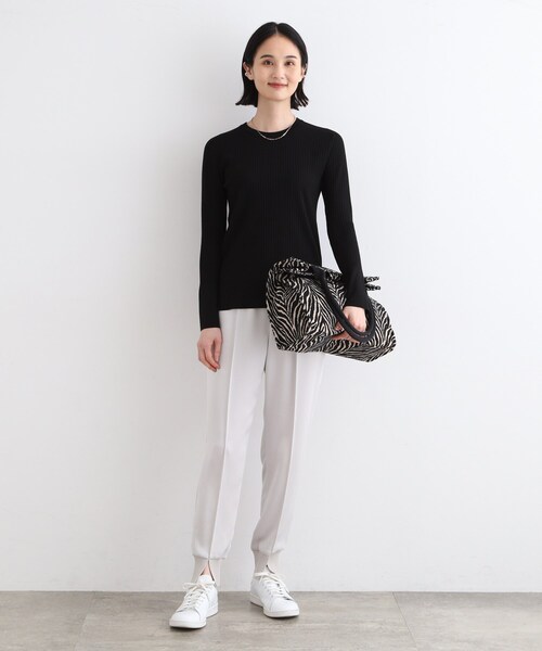 【セール】【スタイルUP】ハイゲージクルーネックプルオーバーニット（ニット/セーター）｜INDIVI（インディヴィ） pattayablatt.com