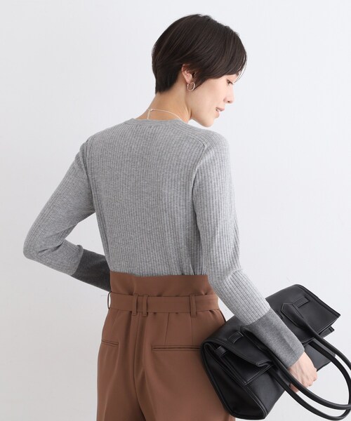 【セール】【スタイルUP】ハイゲージクルーネックプルオーバーニット（ニット/セーター）｜INDIVI（インディヴィ） pattayablatt.com