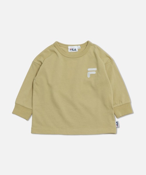 FILA（フィラ）の「FILA / フィラ ロゴ長袖Tシャツ（Tシャツ/カットソー・キッズ・F/B/I/G/E/D/C/H/A・130cm/120cm/110cm/100cm/90cm/80ｃｍ）」の3枚目の写真