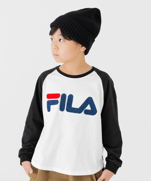 FILA（フィラ）の「FILA / フィラ ロゴ長袖Tシャツ（Tシャツ/カットソー・キッズ・F/B/I/G/E/D/C/H/A・130cm/120cm/110cm/100cm/90cm/80ｃｍ）」の4枚目の写真