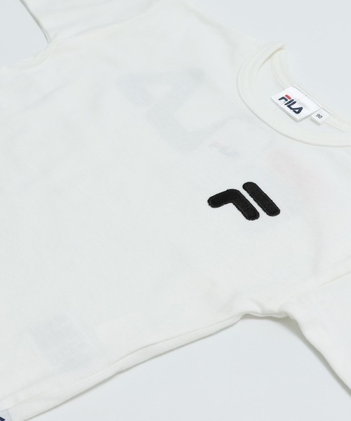 FILA（フィラ）の「FILA / フィラ ロゴ長袖Tシャツ（Tシャツ/カットソー・キッズ・F/B/I/G/E/D/C/H/A・130cm/120cm/110cm/100cm/90cm/80ｃｍ）」の17枚目の写真