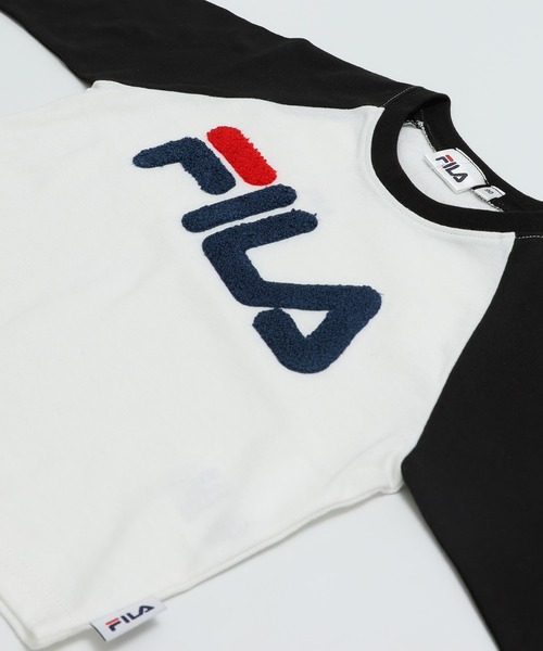 FILA（フィラ）の「FILA / フィラ ロゴ長袖Tシャツ（Tシャツ/カットソー・キッズ・F/B/I/G/E/D/C/H/A・130cm/120cm/110cm/100cm/90cm/80ｃｍ）」の22枚目の写真