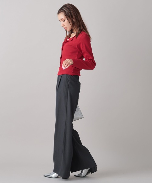 FOREVER 21（フォーエバー トゥエンティーワン）の「【2024FW】ワイドスラックスパンツ（スラックス・レディース・グレー系その他/グレー・SMALL/MEDIUM）」の8枚目の写真