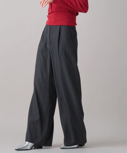 FOREVER 21（フォーエバー トゥエンティーワン）の「【2024FW】ワイドスラックスパンツ（スラックス・レディース・グレー系その他/グレー・SMALL/MEDIUM）」の10枚目の写真