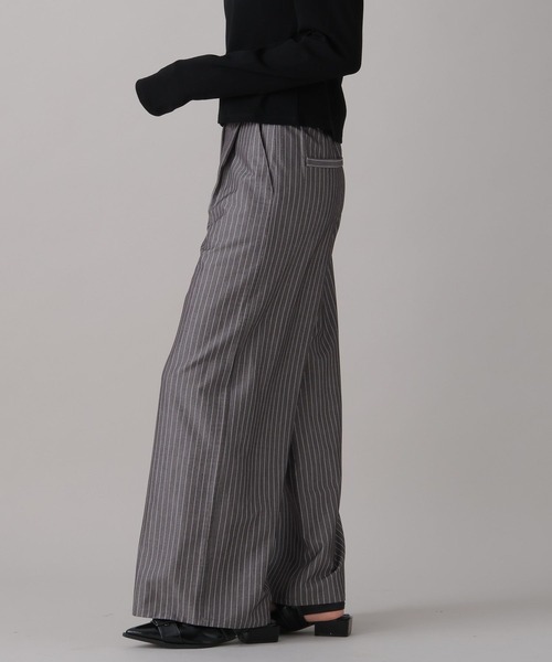 FOREVER 21（フォーエバー トゥエンティーワン）の「【2024FW】ワイドスラックスパンツ（スラックス・レディース・グレー系その他/グレー・SMALL/MEDIUM）」の6枚目の写真