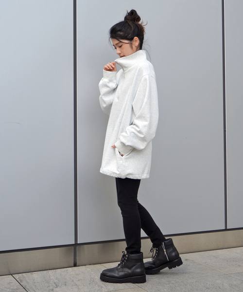 AP STUDIO（エーピーストゥディオ）の「ハーフジップスウェット