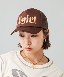 X-girl | GOTHIC LOGO TRUCKER CAP(キャップ)