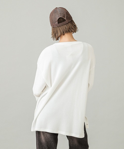 X-girl（エックスガール）の「GOTHIC LOGO TRUCKER CAP（キャップ・レディース・オフホワイト/ブラウン/ブラック・ONE SIZE）」の22枚目の写真