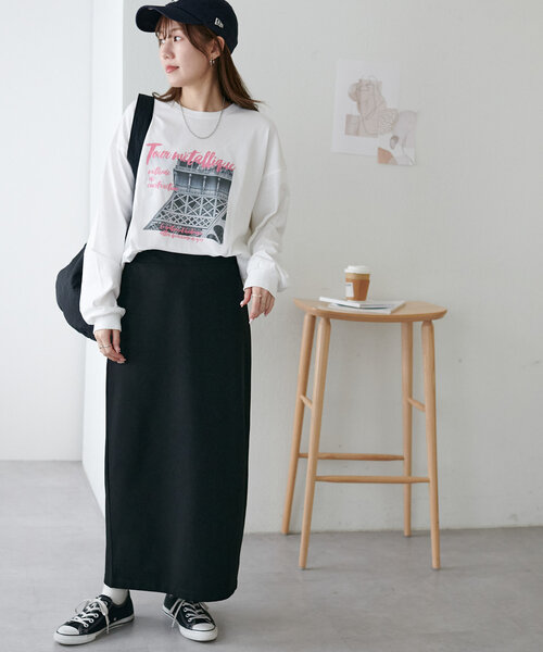 WEB限定フォトプリントロンT（Tシャツ/カットソー）｜DISCOAT