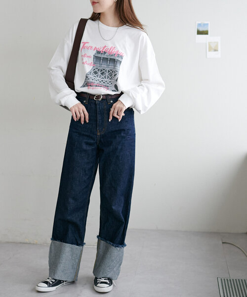 【ユニセックス】フォトプリントロンT（Tシャツ/カットソー）｜DISCOAT（ディスコート）