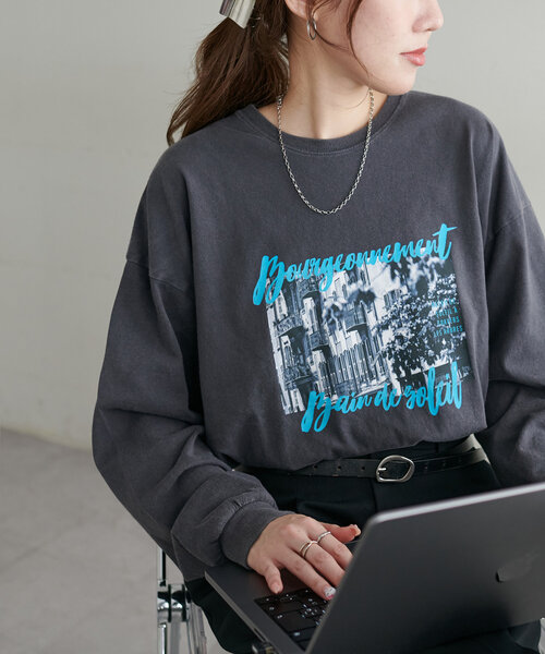 【ユニセックス】フォトプリントロンT（Tシャツ/カットソー）｜DISCOAT（ディスコート）