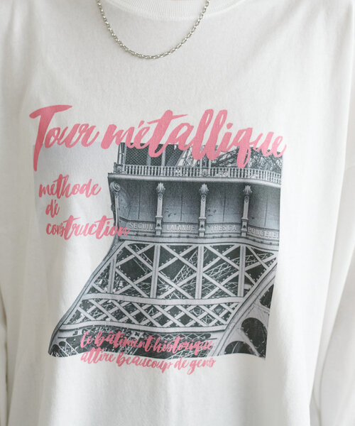 あなたの名前とDIVAがコラボ プリントT フォトプリント ロンT WEB限定フォトプリントロンT（Tシャツ/カットソー）｜DISCOAT