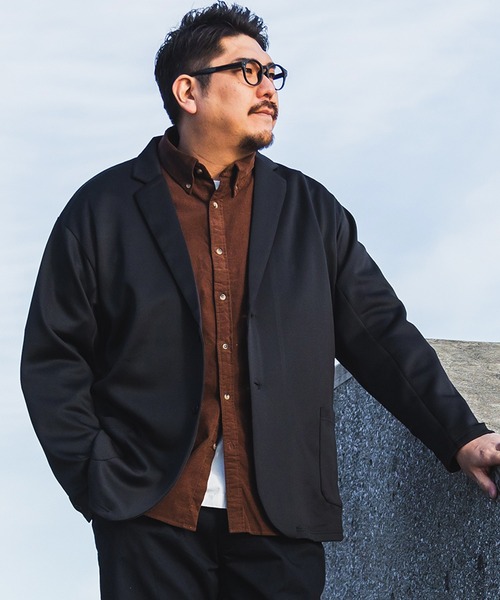 【セール】エレガントジャージー シングル 2つボタン カットジャケット（テーラードジャケット）｜B&T CLUB（ビーティークラブ）