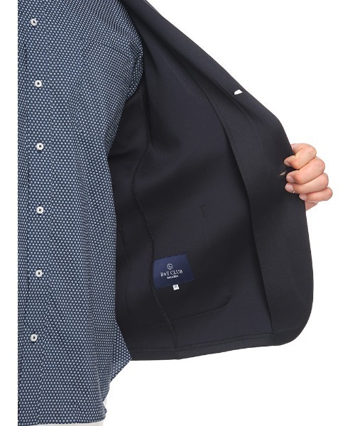 【セール】エレガントジャージー シングル 2つボタン カットジャケット（テーラードジャケット）｜B&T CLUB（ビーティークラブ）