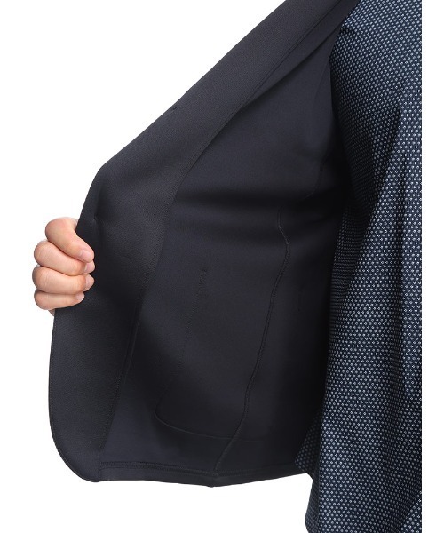 【セール】エレガントジャージー シングル 2つボタン カットジャケット（テーラードジャケット）｜B&T CLUB（ビーティークラブ）