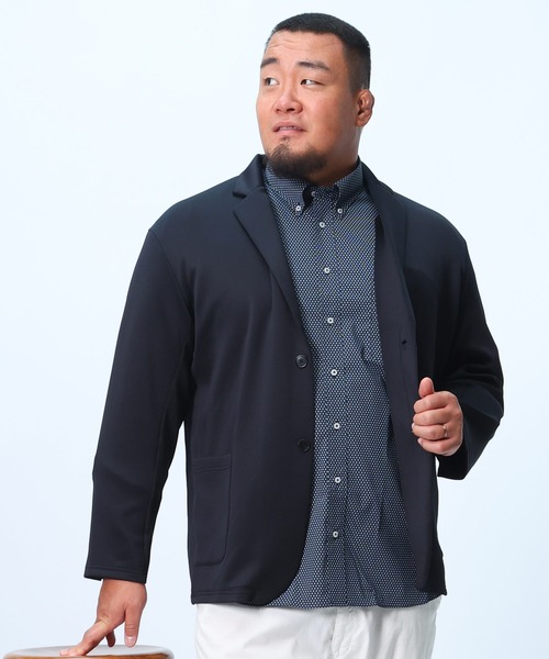 【セール】エレガントジャージー シングル 2つボタン カットジャケット（テーラードジャケット）｜B&T CLUB（ビーティークラブ）