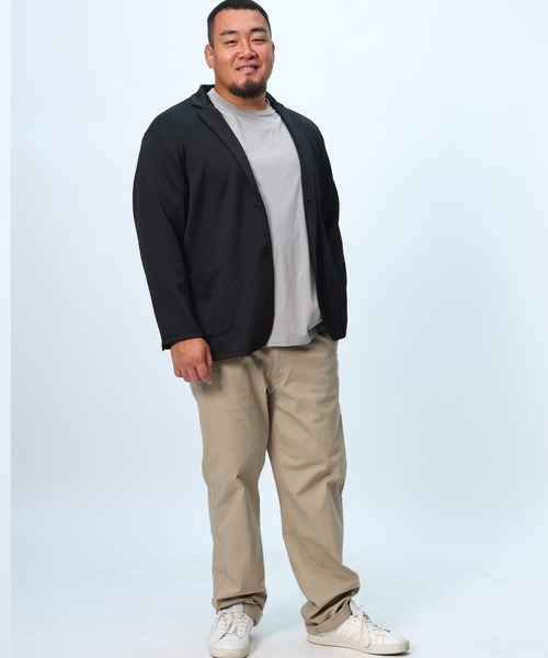 【セール】エレガントジャージー シングル 2つボタン カットジャケット（テーラードジャケット）｜B&T CLUB（ビーティークラブ）