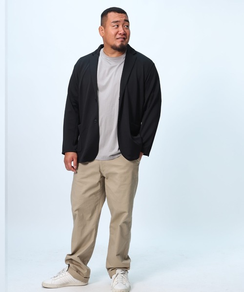 【セール】エレガントジャージー シングル 2つボタン カットジャケット（テーラードジャケット）｜B&T CLUB（ビーティークラブ）