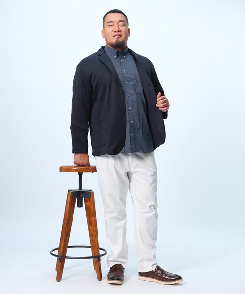 【セール】エレガントジャージー シングル 2つボタン カットジャケット（テーラードジャケット）｜B&T CLUB（ビーティークラブ）