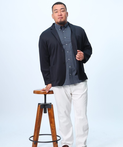 【セール】エレガントジャージー シングル 2つボタン カットジャケット（テーラードジャケット）｜B&T CLUB（ビーティークラブ）