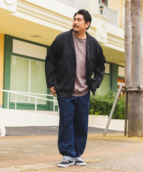 【セール】エレガントジャージー シングル 2つボタン カットジャケット（テーラードジャケット）｜B&T CLUB（ビーティークラブ）