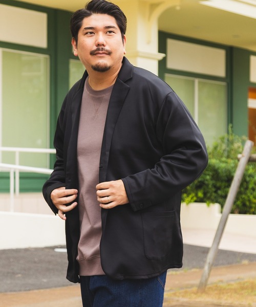 【セール】エレガントジャージー シングル 2つボタン カットジャケット（テーラードジャケット）｜B&T CLUB（ビーティークラブ）