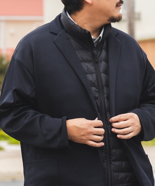 【セール】エレガントジャージー シングル 2つボタン カットジャケット（テーラードジャケット）｜B&T CLUB（ビーティークラブ）