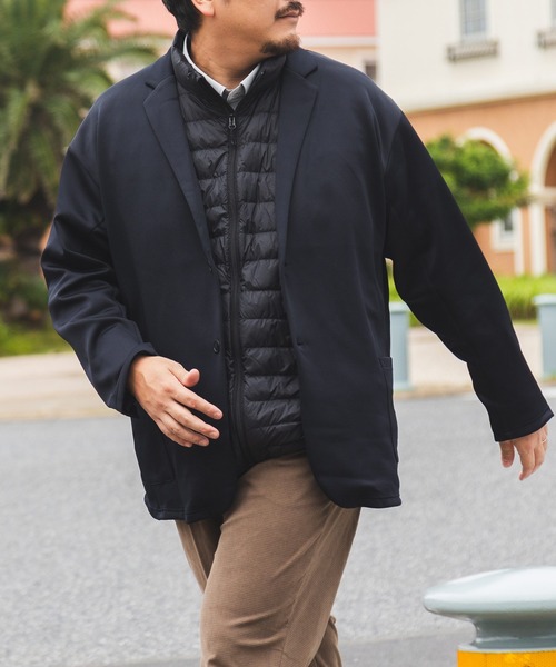 【セール】エレガントジャージー シングル 2つボタン カットジャケット（テーラードジャケット）｜B&T CLUB（ビーティークラブ）