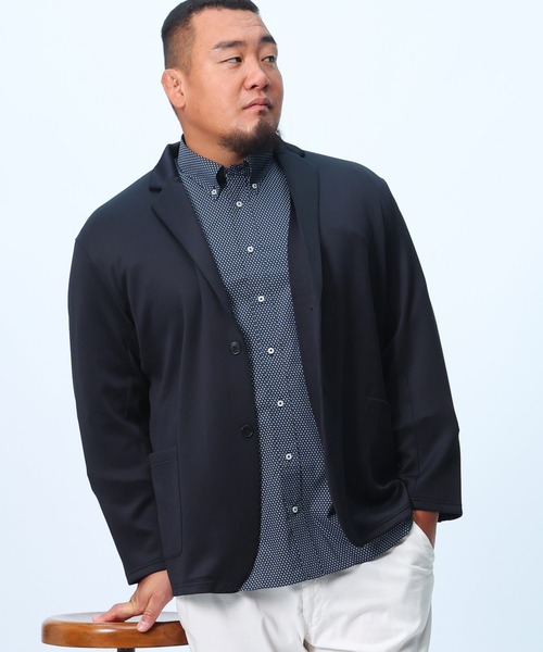 【セール】エレガントジャージー シングル 2つボタン カットジャケット（テーラードジャケット）｜B&T CLUB（ビーティークラブ）