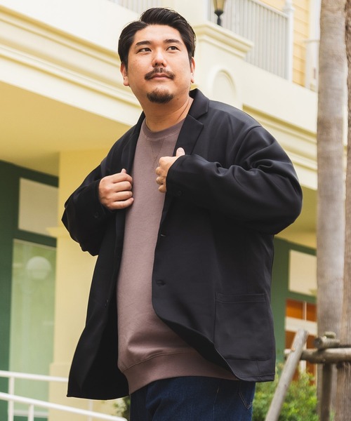 【セール】エレガントジャージー シングル 2つボタン カットジャケット（テーラードジャケット）｜B&T CLUB（ビーティークラブ）