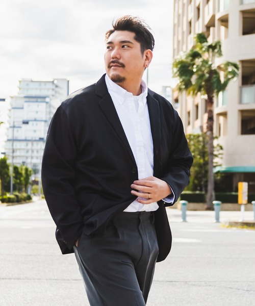 【セール】エレガントジャージー シングル 2つボタン カットジャケット（テーラードジャケット）｜B&T CLUB（ビーティークラブ）